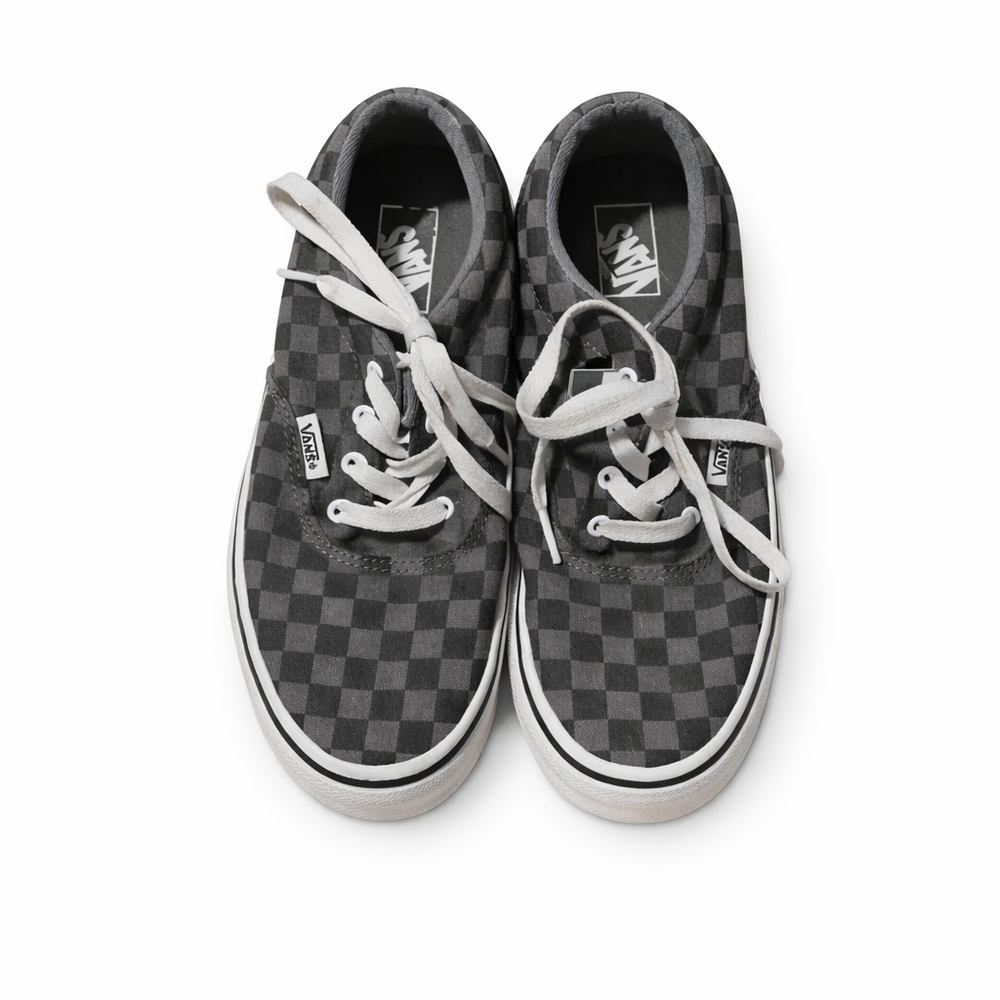 Vans Checkerboard Sneakers Youth 5 Black/Gray